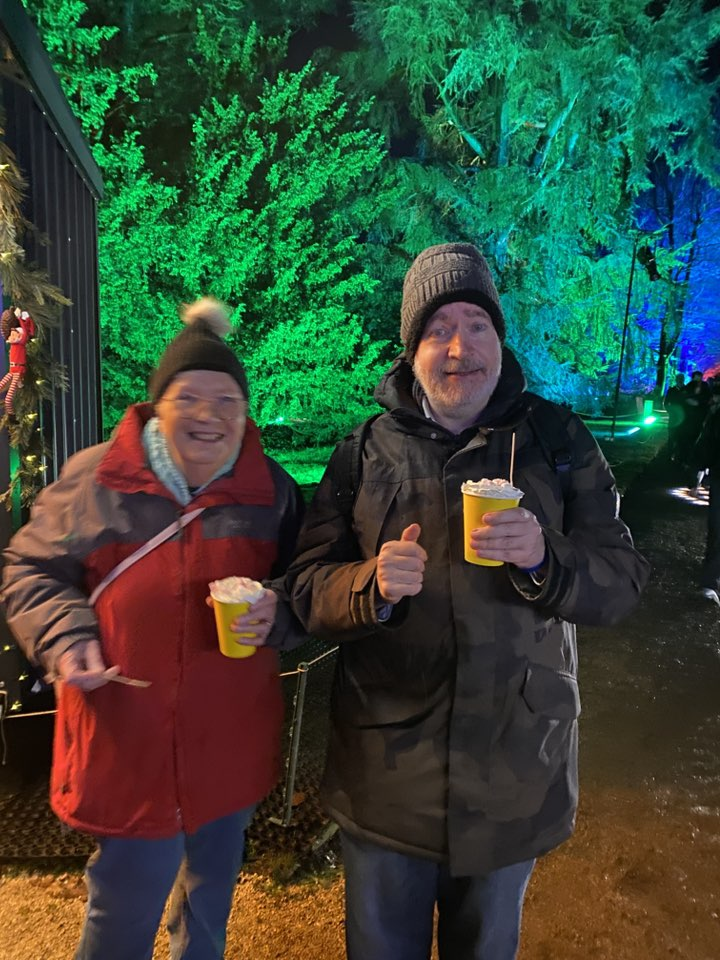 We really enjoyed the Ashrdige Illuminations!
The hot chocolate was amazing 